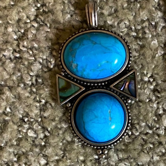 Turquoise pendants (set of 2) - Picture 4 of 4